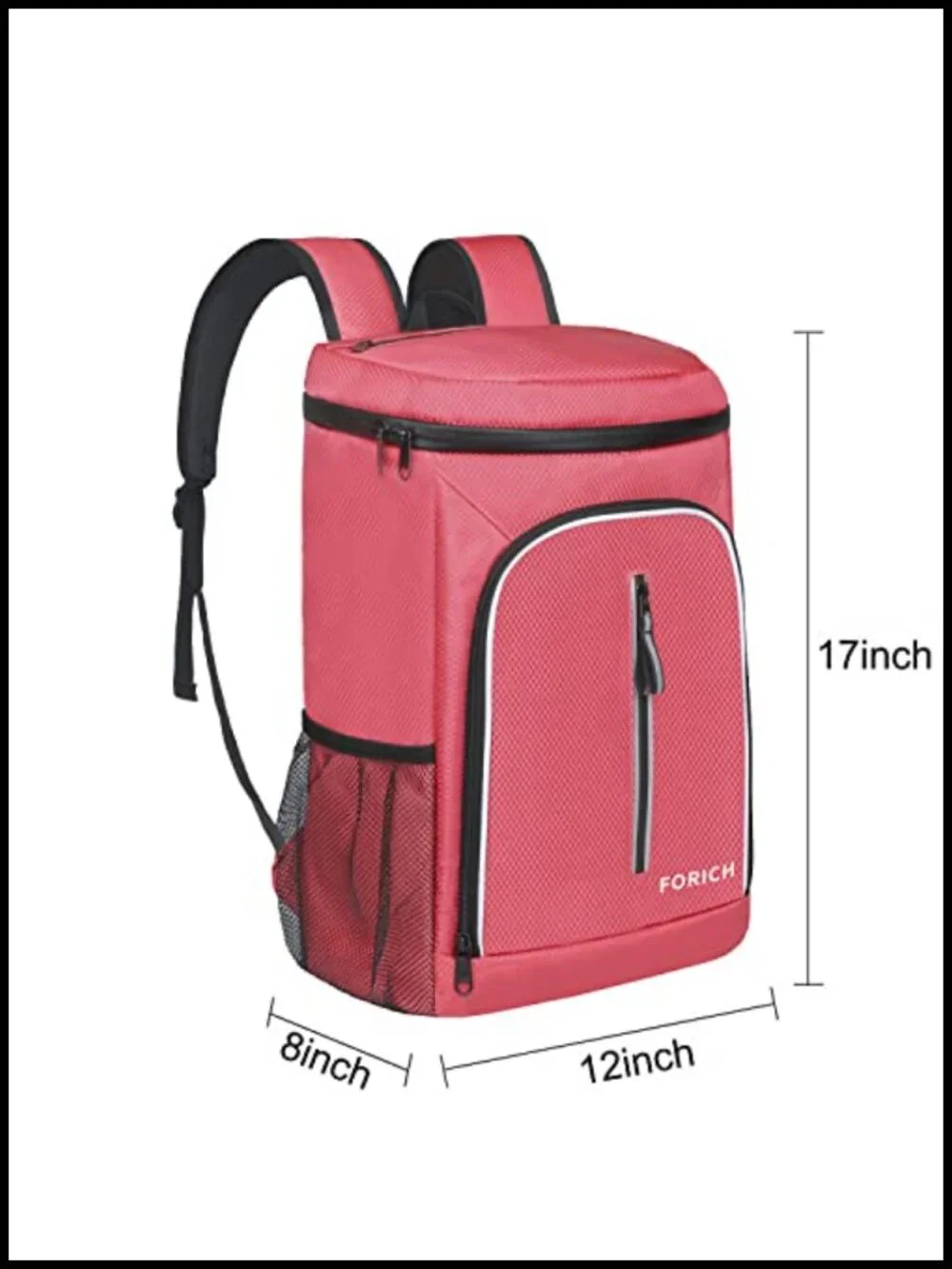 Insulated Leakproof Cooler Backpack - 30L Travel Hiking Camping Lunch Wine